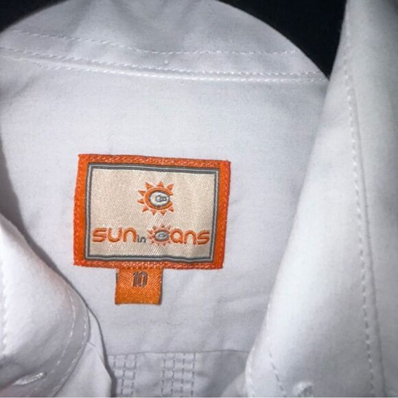 SUNINCANS Guayabera Button Down Short Sleeve Shirt - Picture 3 of 7